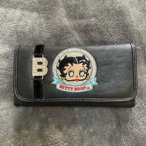 Betty Boop Black Wallet